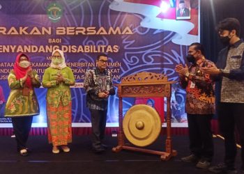 Gerakan Bersama Luncurkan Adminduk  Penyandang  Disabilitas