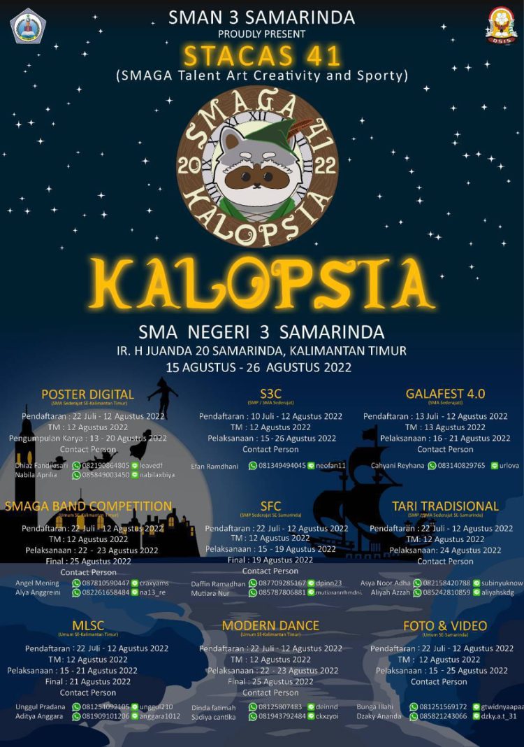 SMAN 3 Samarinda Gelar STACAS 41 Sambut HUT ke-41