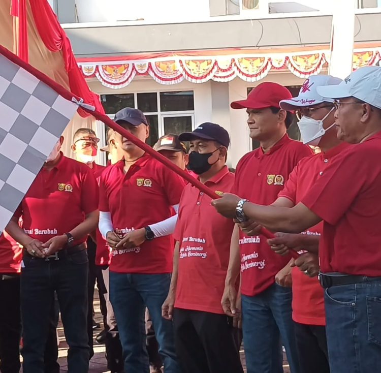 DPRD Samarinda Gelar Jalan Santai Peringati HUT RI Ke-77