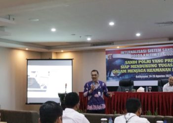 Faisal Bicara Soal Keamanan Informasi dan Siber di Polda Kaltim