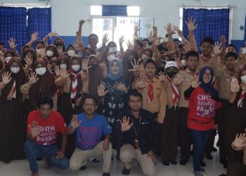 PWI, BI dan FJPI Sampaikan Pesan Cinta Rupiah dan  Tolak Perundungan di SMPN 2