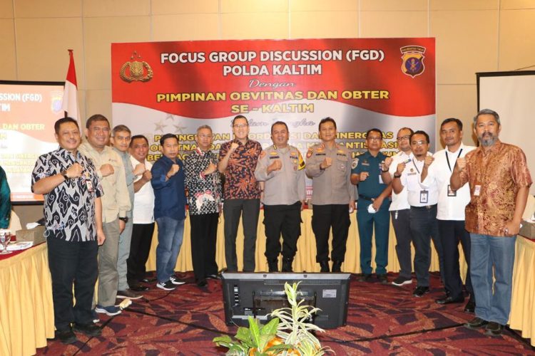 Tingkatkan Koordinasi dan Sinergi, Polda Kaltim Gelar FGD dengan Obvitnas dan Obter Se-Kalimantan Timur
