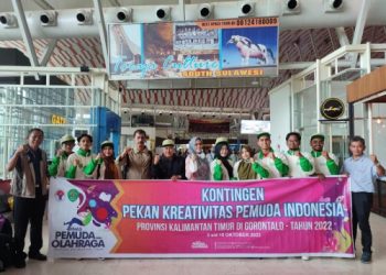 Delapan Pemuda Kaltim Bertolak ke Gorontalo