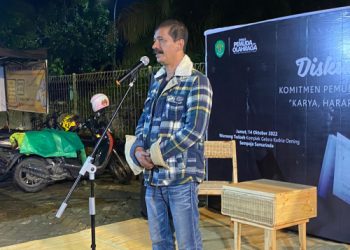 Diskusi Malam Disporapar Kaltim, Rajut Kembali Komitmen Seni dan Sastra