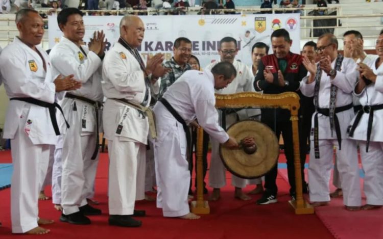 Wagub Kaltim Resmi Buka Karate Inkai se-Kaltim Tahun 2023.