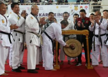 Wagub Kaltim Resmi Buka Karate Inkai se-Kaltim Tahun 2023.