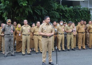 Walikota  Pimpin Apel Pagi  Ajak ASN Bekerja Sesuai Tupoksinya dan Ikhlas
