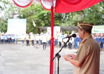 Wakil Gubernur Kaltim Pimpin Apel Bulan K3 Nasional