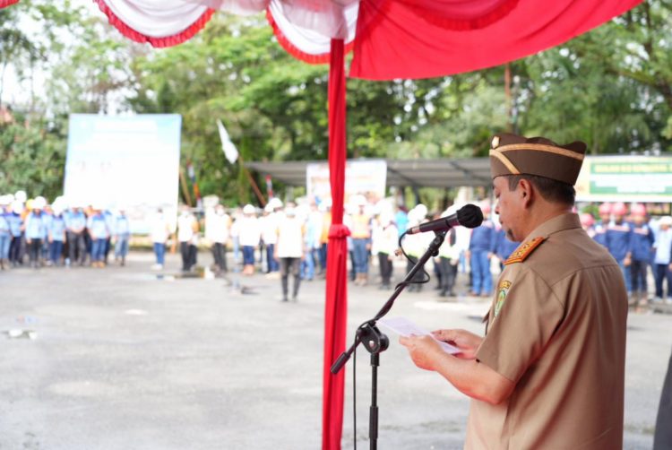 Wakil Gubernur Kaltim Pimpin Apel Bulan K3 Nasional