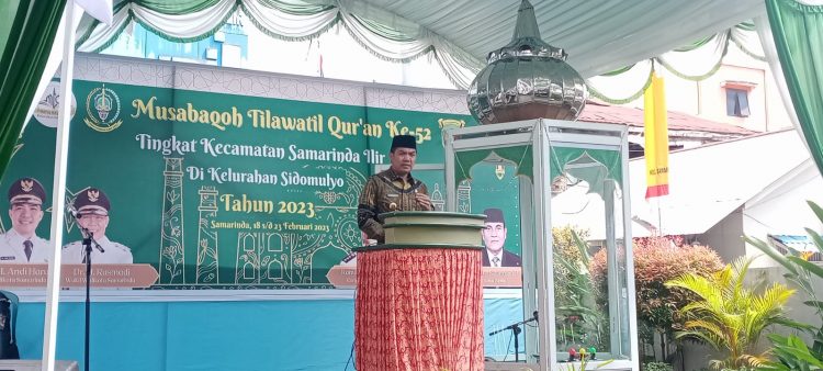 Walikota Buka MTQ Ke-52 Tingkat Kecamatan Samarinda Ilir