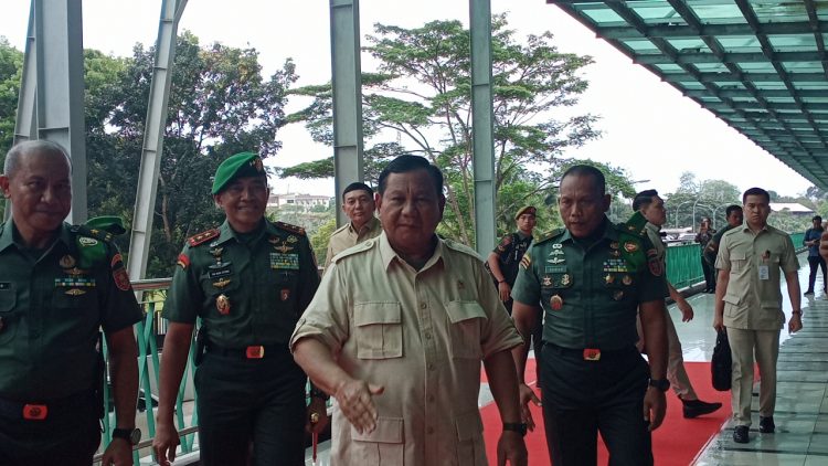 Menhan Prabowo Subianto Kunker ke Samarinda