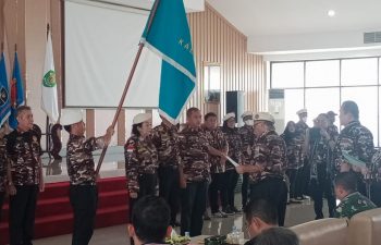 Ketua Umum KB-FKPPI Pusat Pontjo Sutowo Lantik Pengurus KB-FKPPI Kaltim Periode 2022-2027
