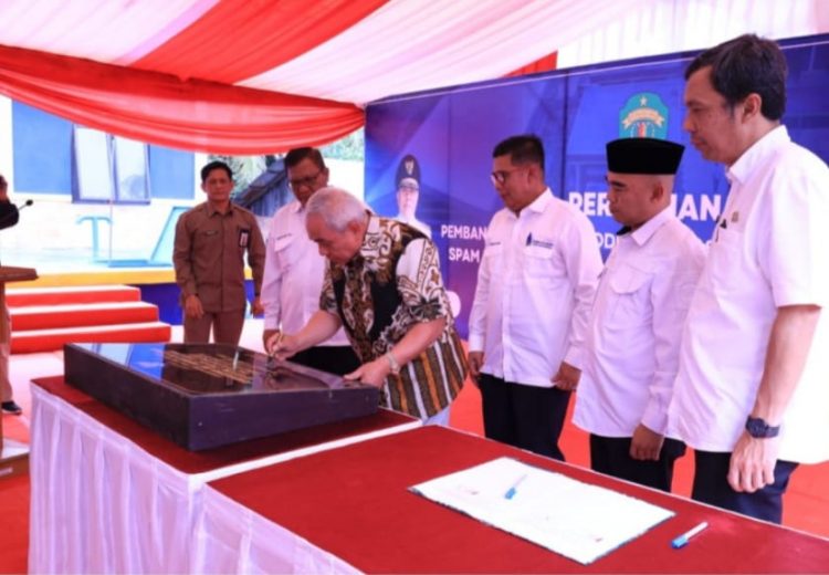 Gubernur Kaltim Resmikan SPAM Sanga Sanga