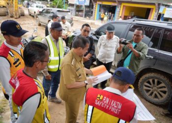 KunKer Wagub Kaltim ke Kutai Barat Prihatin Dengan Kondisi Jalan