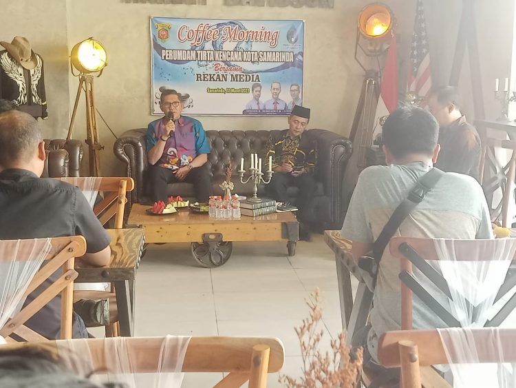 Coffe Morning Jajaran Direksi Perumdam Tirta Kencana Samarinda Dengan Awak Media