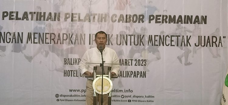 Dispora Berikan Pelatihan Bagi Pelatih Cabor Permainan