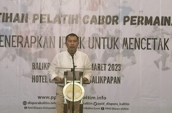 Dispora Berikan Pelatihan Bagi Pelatih Cabor Permainan