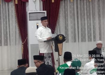 Safari Ramdhan Walikota Balikpapan di Aula Rumah Dinas Pejabat Pemerintah Patuhi Larangan Dari Pusat Soal Buka Bersama