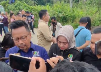 Di Saksikan Anggota DPRD Kaltim Jalan Ring Road Yang Sempat di Tutup Masa di Buka Kembali.