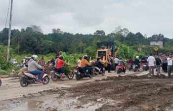 Kawal Sampai Tuntas, Jalan Ring Road II Kembali Dapat Dilintasi Kendaraan Berat
