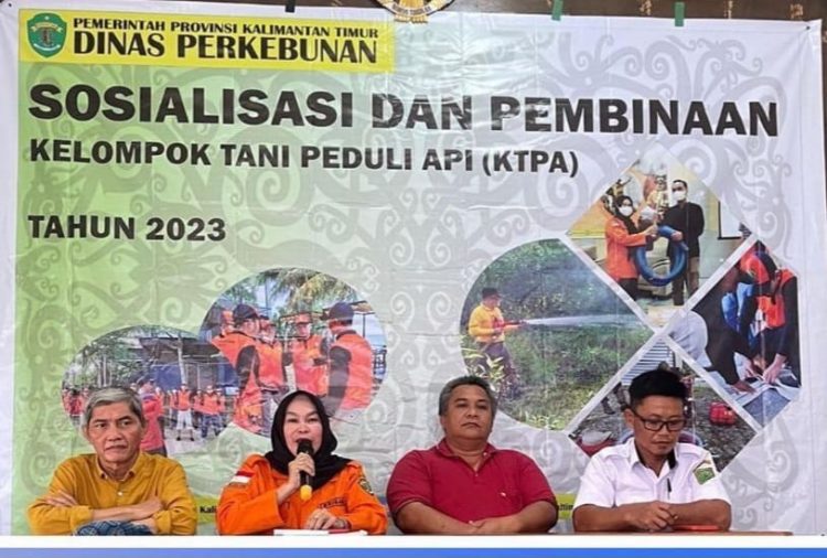 Dinas Perkebunan Kaltim Sosialisasi Sistem Pembukaan Lahan Perkebunan Tanpa Bakar