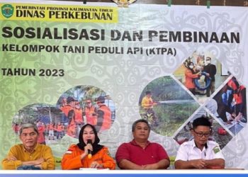 Dinas Perkebunan Kaltim Sosialisasi Sistem Pembukaan Lahan Perkebunan Tanpa Bakar