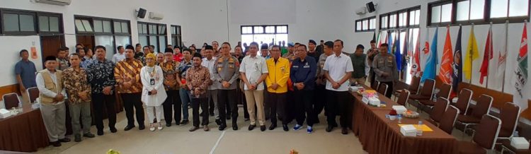 KPU  dan Bawaslu Kaltim Bersama Partai Politik Ciptakan Pemilu Tanpa Kerawanan Sosial