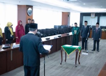 Wagub Kaltim Lantik Pejabat Fungsional Ahli Utama di Lingkungan Pemerintah Provinsi Kalimantan Timur.
