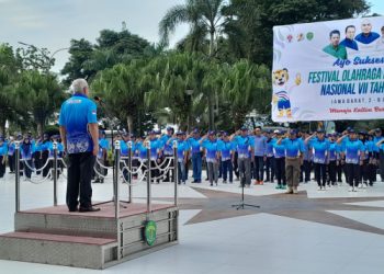 Gubernur Kaltim Lepas Pegiat KORMI Pada Fornas Ke-VII di Jawa Barat