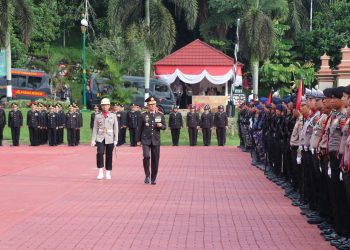 Kapolda Kaltim Pimpin Upacara Peringatan Hari Bhayangkara Ke-77