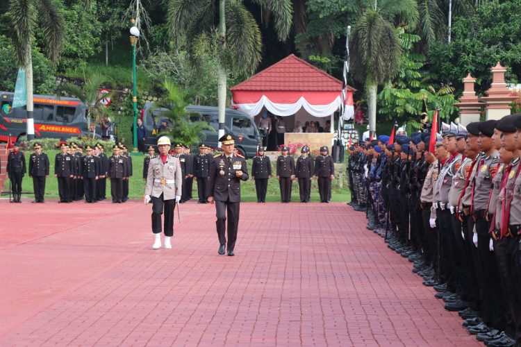 Kapolda Kaltim Pimpin Upacara Peringatan Hari Bhayangkara Ke-77