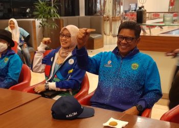 Sekdaprov Sri : Beri Motivasi Kontingen KORMI Kaltim di FORNAS VII Jawa Barat.