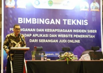 Diskominfokaltim Kaltim Gelar Bimtek Kesiapan Siber  Terhadap Serangan Judi Online