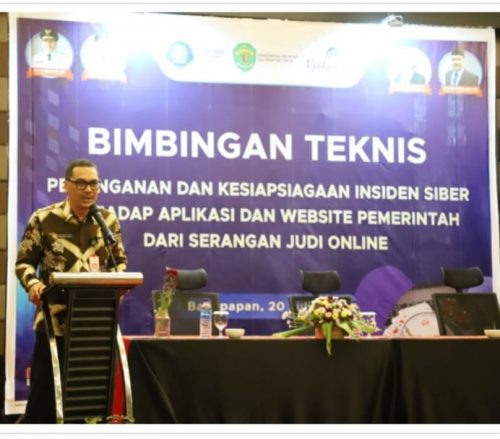 Diskominfokaltim Kaltim Gelar Bimtek Kesiapan Siber  Terhadap Serangan Judi Online