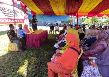 Program MBR, Mencuat di Reses Sabaruddin di RT 31 Manggar Baru
