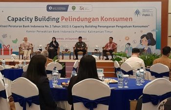 Perkuat Pelindungan Konsumen BI Kaltim Gelar Capacity Building bagi Lembaga Keuangan   