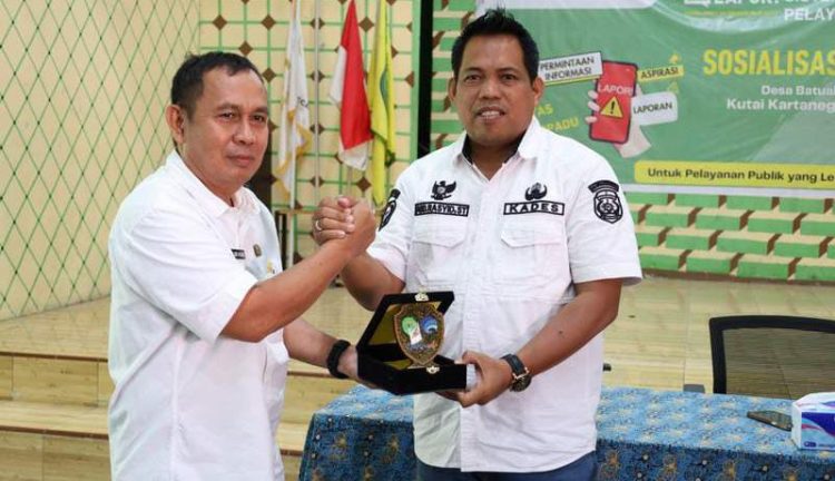 Diskominfo Kaltim Gelar Sosialisasi SP4N-LAPOR di Desa Batuah Kukar