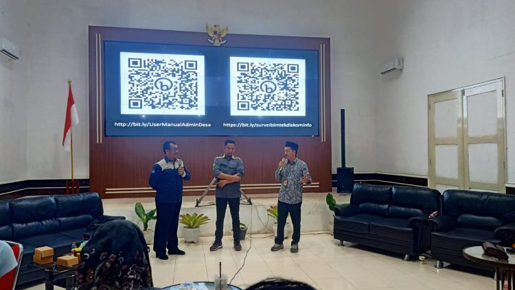DISKOMINFO KUKAR ADAKAN RAKOR KIM DAN WEBSITE DESA