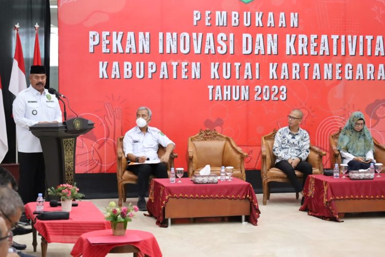 Bupati Kukar Edi damansyah Buka Pekan Inovasi dan Kreativitas 2023,