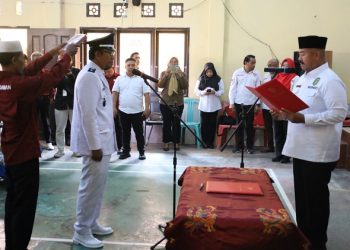 Kades Desa Purwajaya di Lantik Bupati Kukar Minta Tingkatkan Pertanian & Ekonomi Rakyat