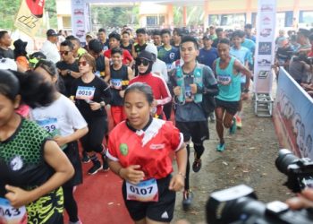 Dispora Kukar  Gelar Lari Lintas Alam Kukar Trail Run Series (KTRS) ke II 2023