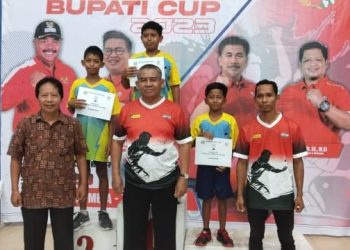 Kecamatan Tenggarong Raih Juara Umum Tenis Meja Bupati Cup 2023