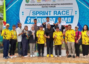 Wakil Bupati Kutim Tutup Sprint Race Swimming Open 2023