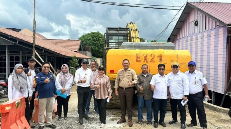 Proyek Dranase di Loa Ipuh Senilai Rp 6 miliar di Kunjungi Wakil Ketua DPRD Kaltim