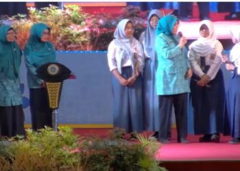Pesan Ketua Umum  TP-PKK Pusat  Tri Tito Karnavian “ Pelajar menjauhi narkoba dan Pergaulan Bebas