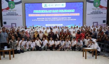 Ratusan  Mahasiswa Poltekes  Resmi di Lepas KKN di Puskesmas Kutai Kartanegara