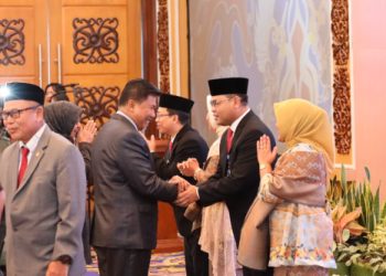 Hadiri Upacara Pengukuhan Kepala BI Kaltim, H Sunggono Berharap Kerjasama Dan Kolaborasi Selama Ini Bisa Terus Ditingkatkan Dan Dipertahankan