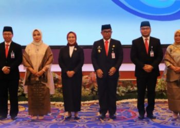 Pj Gubernur Kaltim Hadiri Pelantikan Kepala Perwakilan Bank Indonesia