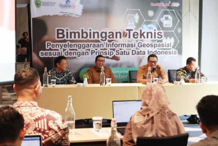 Diskominfo Kaltim Gelar Bimtek Informasi Geospasial dengan Prinsip Satu Data Indonesia