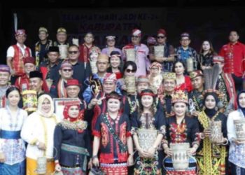 Upacara Peringatan HUT ke-24 Kutai Barat Berlangsung Khidmat